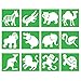 TREND ENTERPRISES INC. T-65005 STENCILS ZOO ANIMALS