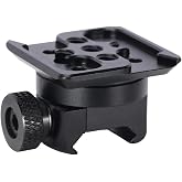 NICEYRIG NATO Clamp to Dovetail Quick Release Plate for Arca-Swiss Type-631 | Camera Vertical Shooting Easy Switch, Compatible with DJI RS4 Pro / RS4 / RS3 Pro / RS3 / RSC 2 / RS 2 and Tripod