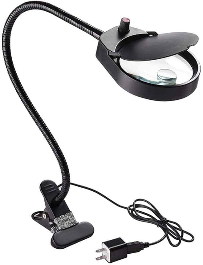 ZYKBZ Desktop Magnifying Glass, 10X LED Foldable Magnifier Lamp,for Seniors And Children Reading ZYKBZ Desktop Magnifying Glass, 10X LED Foldable Magnifier Lamp,for Seniors And Children Reading