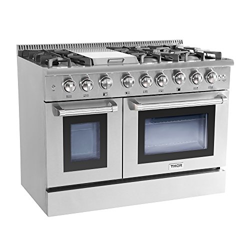 3 Burner+Range+Double+Oven+Griddle