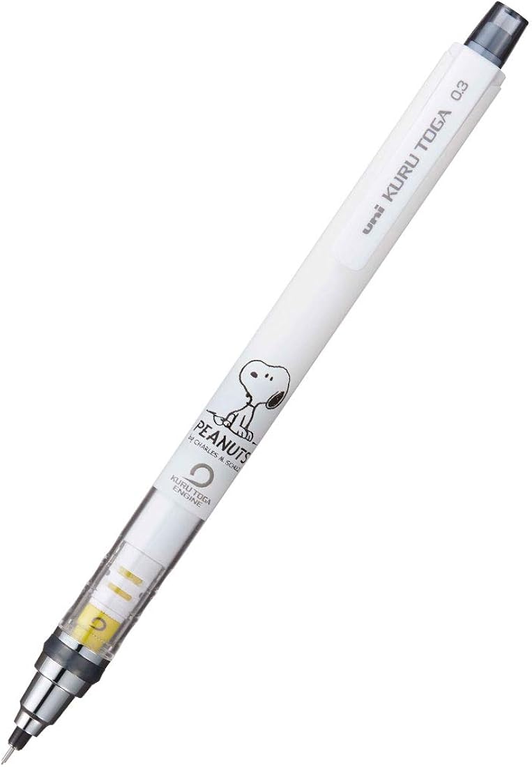 シャーペン クルトガ スヌーピー キャラクター 0 3mm 限定 かわいい Peanuts 文具 クルトガシャープペンシル Hauhau ハウハウ シューズ バッグ Amazon