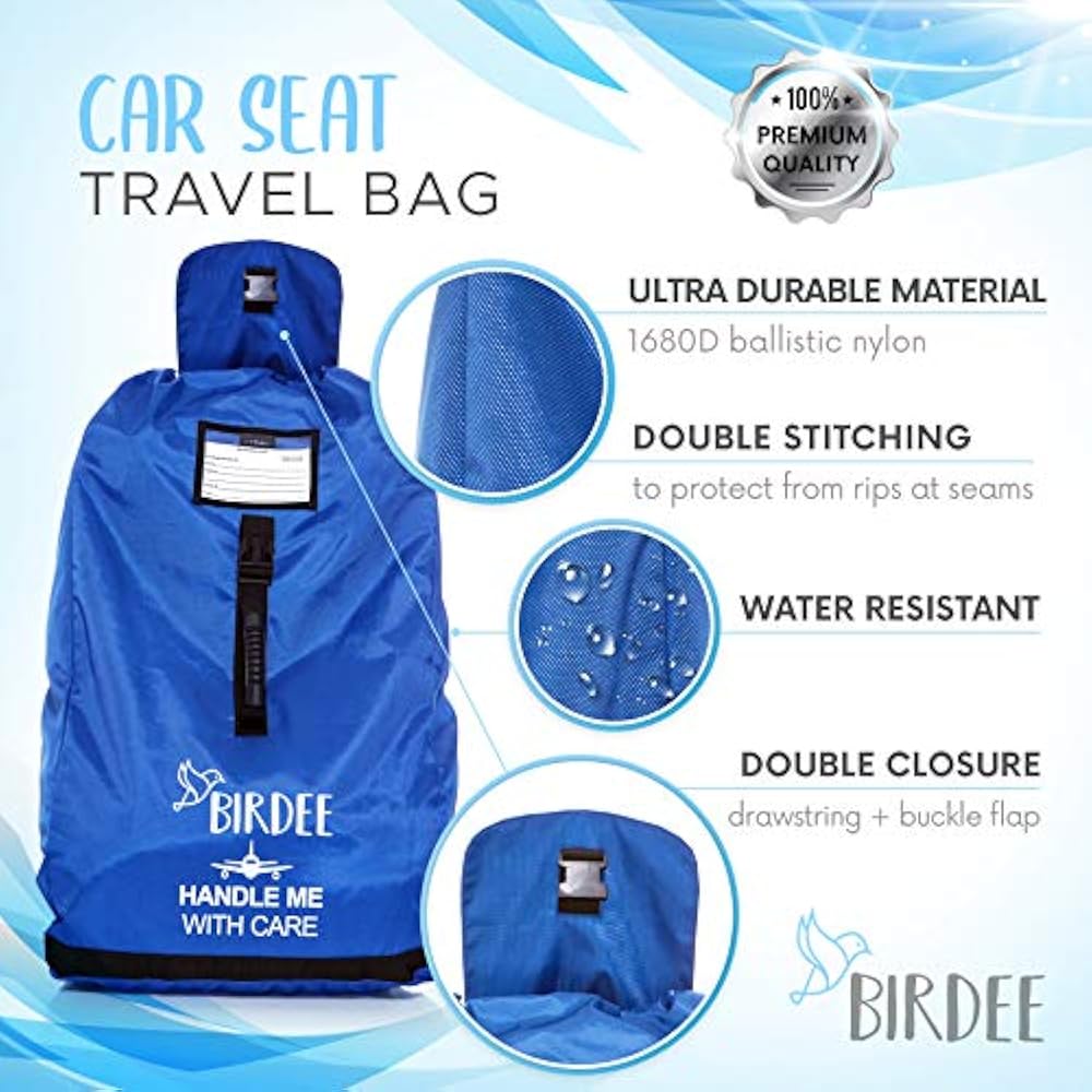 Car Seat Travel Bag Airplane Gate Check Carrier Baby