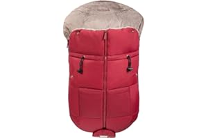 AGACAS Stroller Footmuff - Universal Winter Thicken Bunting Sleeping Bag, Water Repellent Cover, Shearing Blanket, Fits All Pushchair/Pram/Car Seats with Warm Hand Gloves/Warmmuffs