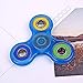 Rinhoo Glow in the Dark Hand Spinner Fidget Tri-Spinner Toys With Premium Hybrid Ceramic Bearing Perfect For ADD, ADHD, Anxiety, and Autism Adult Children (Blue)