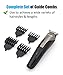 FARI All In One Multifunctional Rechargeable Electric Hair Trimmer Grooming Kit Nose Ear Beard Clipper and Mustache Trimmers Shaver Suit Hair Cutter for Barbers Salon with Fast Charge (Black)