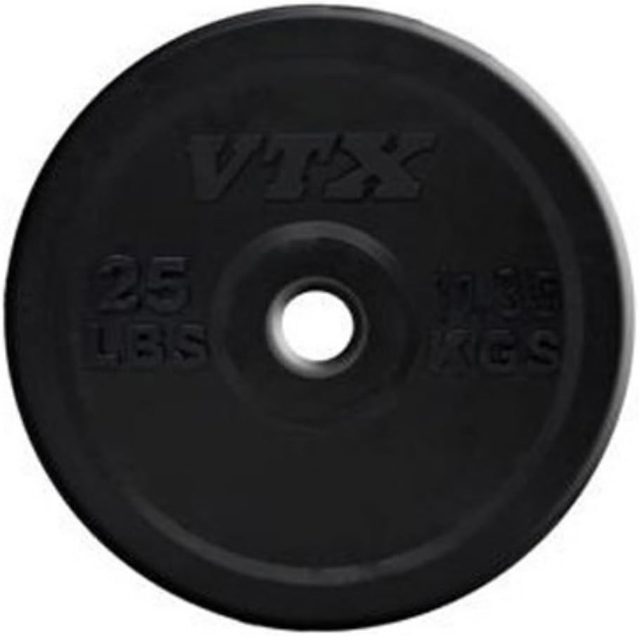 Stray Dog Strength 25 Lb Black Bumper Plate