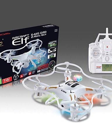 XINLIN X106 Remote Control Dron 5.8Ghz Gyro RC Drone 4CH FPV RC Quadcopter With 2.0MP Camera , white