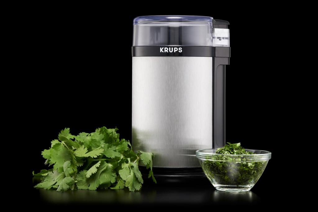 KRUPS GX4100 Electric Spice Herbs and Coffee Grinder with Stainless