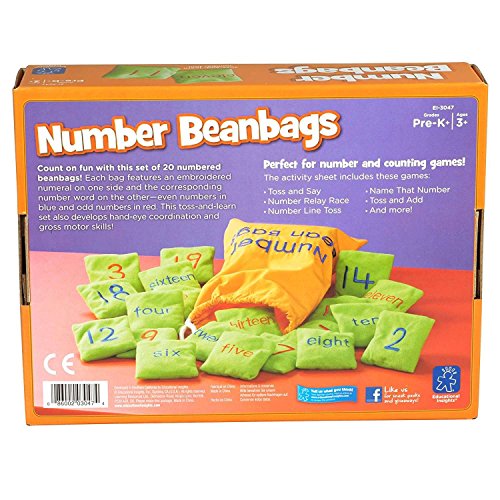 Educational Insights Number Beanbags