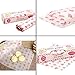 Wax Paper,Wax Paper Sheets,Greaseproof Paper,50 Sheets Waterproof Food Paper Liners/Wrapping Tissue For Plasic Food Basket By Cydnlive (Flower)