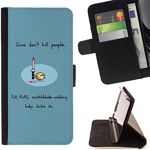STPlus Ducks Killing People Funny Wallet Card Holder Cover Case for Samsung Galaxy Note 9