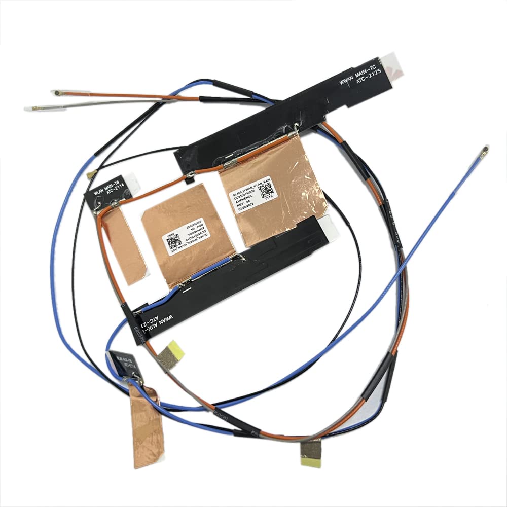 Gintai GL4A0 WWAN+WLAN Antenna Left Right Kit for Lenovo ThinkPad L14 20U1 20U2, L14 20U5 20U6, L14 Gen 2 20X1 20X2, L14 Gen 2 20X5 20X6 DC3 3001MD. 00 DC33001MD10