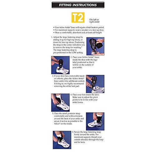 Active Ankle T2 Rigid Ankle Brace For Injured Ankle Protection and