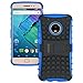 Moto G5 Plus Case, Motorola Moto G Plus (5th Generation) Case, OEAGO [Shockproof] Tough Rugged Dual Layer Protective Case with Kickstand for Motorola Moto G5 Plus (2017) - Blue