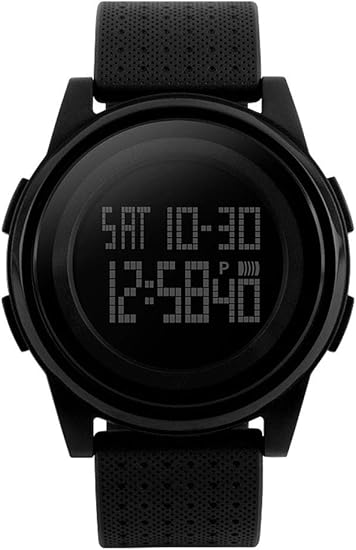 Amazon スポーツウォッチ Led 電子デジタルウォッチ 超薄型 防水 アウトドア クロノグラフ 腕時計 レディース メンズ ブラック メンズ腕時計 腕時計 通販