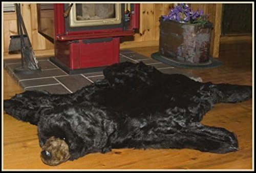 Black Bear Rug - Black Bear Rugthis 60" X 60" Black Bear Rug Would Be A Nice Addition To The Decor In Any Room. Faux Fur Rugs Are Sure To Warm Hearths And Hearts. A Wow In Any Home, Office Or Cottage