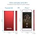 POWERADD Pilot 4GS 12000mAh 8-Pin Input Portable Charger External Battery Charger with 3A High-Speed Output Compatible with iPhone, iPad, iPod, Samsung and More (MFi 8-Pin Cable Include) - Red