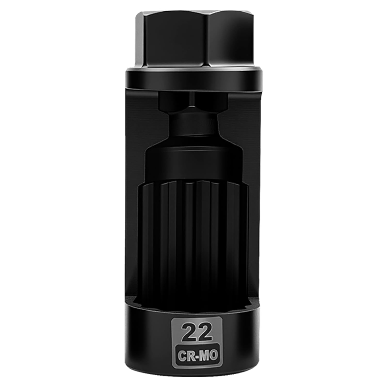 ZKTOOL Suspension Strut Nut Socket Tool (22mm/12PT) VM #:3353, 1/2" DR. x 22mm, 12PT — image 1