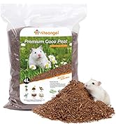 Niteangel Natural Coco Hamster Bedding Pet Litter for Dwarf Syrian Hamsters, Gerbils, mices, Degu...