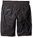 Calvin Klein Performance Women's Woven Rollover Waist Cargo Short, Black, X-Large