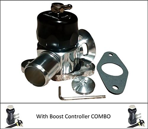HYBRID Subaru WRX 08-14 Dual Port BOV Blow Off Valve 50/50 Legacy Forester (Black + MBC)