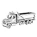 Fascinations Metal Earth 3D Metal Model Kits Freightliner Set of 4 - Long Nose Truck - COE Truck - Dump Truck - Snow Plow