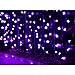LE 23ft 17m LED Solar Fairy Lights, Waterproof, 50 LEDs, Violet, Portable, with Light Sensor, Outdoor Blossom String Lights, Ideal for Christmas, Wedding, Party