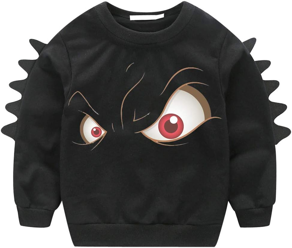 Toddler Kids Baby Boy Animal Cartoon Pullover Sweatshirt Tops Clothes Outfits