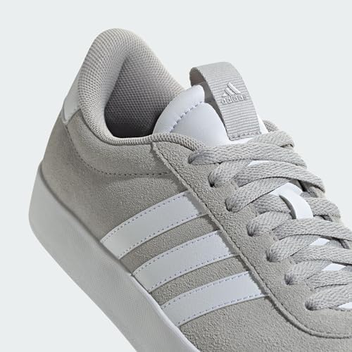 Donna Vl Court 3.0 Shoes, Grey Two / Cloud White / Silver Metallic, 44 EU