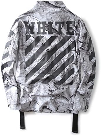 Amazon オフホワイト ジャケット 迷彩柄 Off White メンズファション M デザイン１ホワイト 並行輸入品 コート ジャケット 通販