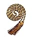 Graduation Honor Cord Two-Color Braided Grad Days(Gold Purple)