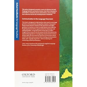 Communication in the Language Classroom (Oxford Handbooks for Language Teachers Series)