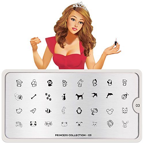 MoYou-London Nail Art Princess Plate Collection 03