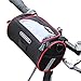 traderplus Bike Basket Bicycle Handlebar Bag Front Cycling Phone Storage Bag with Removable Shoulder Strap, 6 inch Transparent Pouch for Cruisers Mountain Road MTB Bike 3.5L