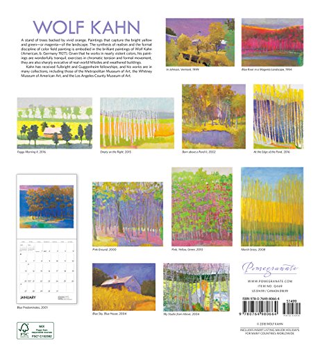 Wolf Kahn 2019 Wall Calendar | Pricepulse
