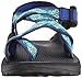 Chaco Women's Zcloud 2 Sport Sandal, Laced Aqua, 9 M US