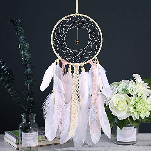 BOLUOYI Rope Lights,String Lights for Patio,LED Dream Catcher Cloud Feather Dreamcatcher Girl Birthday Gift Baby Room Decor