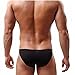 YiZYiF Men's Bikini Swimwear Underwear Smooth Thin Mini Swim Briefs Pants Black Large