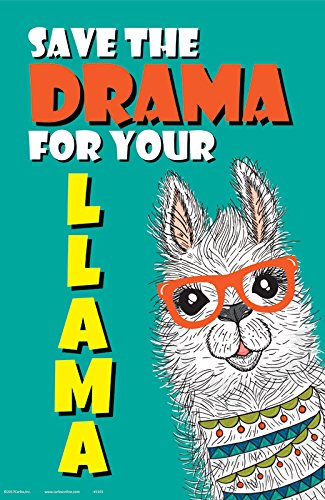 Llama Drama Poster