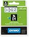 Dymo D1 Standard Tape Cartridge, 1/2in x 23ft, Black on White Tape Cartridge, Pack of 6