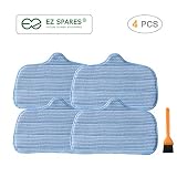EZ SPARES McCulloch MC1275 Mop Pad Replacement,SteamMax SF275 and SF370 Steam Microfiber Mops,Compare to Part No. A275-020 Vacuum Cleaner Accessories(4 Pcs)