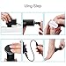 Powerful Electric Callus Remover with 60pcs Sandpaper Disk Speed Adjustable (Black) … (black)
