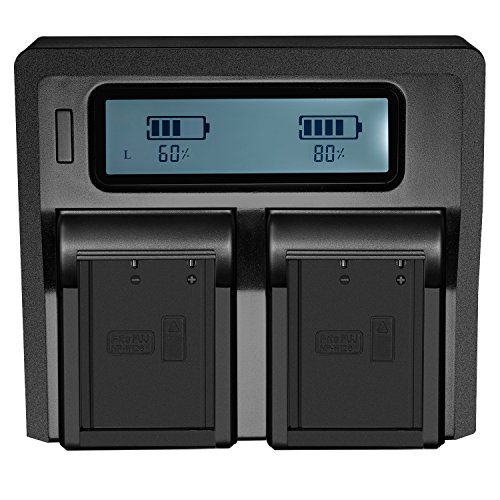 Neewer Dual Chargeur de Batterie Remplacement pour BC-W126 Compatible avec NP-W126 pour Fuji FinePix HS30EXR HS33EXR HS35EXR HS50EXR X-A1 X-E1 X-E2 X-M1 X-Pro1 X-T1 etc. - Image 3