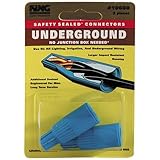 King Innovation 62225 DryConn Outdoor Electrical Wire Connector 20/Bag, Aqua/Red