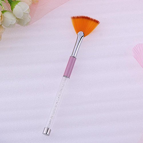 Jocestyle 1pcs Nail Art Fan Shaped Brush UV Gel Gradient Drawing Painting Manicure Pen - Thumbnail 2