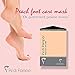 Foot Peel Peach Moisturizing socks - Intensive & Ultra repairing foot mask for Dry feet, Single Pack (1 pack peach)