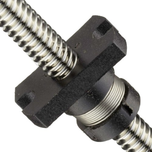 Kerk Motion Mini S/S Lead Screw and AntiBacklash Nut .096" Lead, 12" L