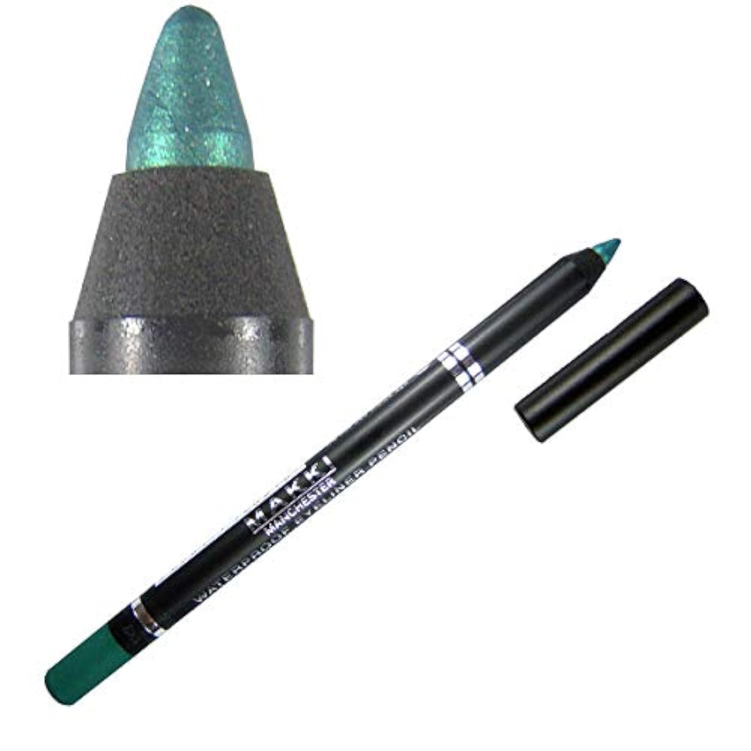 Metallic Sparkly Turquoise Waterproof Glide on Eyeliner Colour Shade Number 11 smudge proof Eye Liner