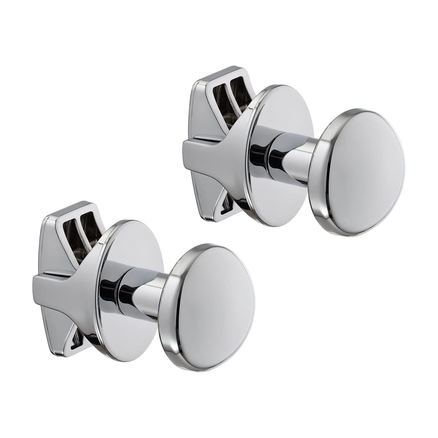 Pair of Handy Grip Bathroom radiators - Towel Holder - You can fix it Directly onto The Radiator - Chrome