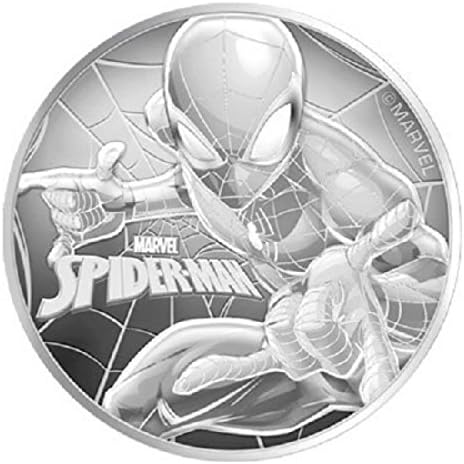 Spiderman collectible Solid Silver Coin 2017 .999 FS only 50000 Worldwide